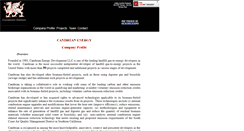 Desktop Screenshot of cambrianenergy.com